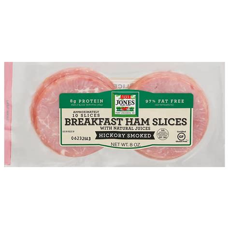 Jones Dairy Farm Naturally Hickory Smoked Ham Slices - Shop Meat at H-E-B