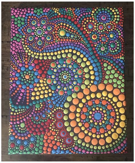 #abstract #dot #painting circles and dots paper scraps and other supplies | Dot art painting ...