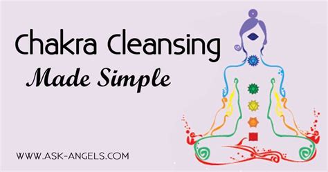 Chakra Cleansing - Made Simple | Chakra cleanse, Chakra, Chakra affirmations