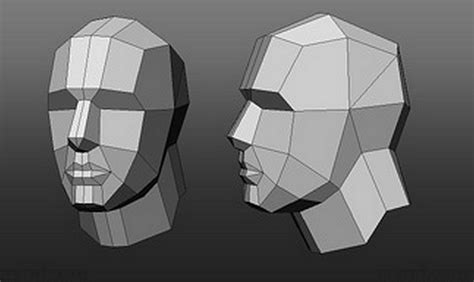 lowpoly head planes - Modeling - Blender Artists Community