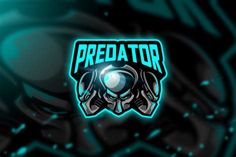 Predator blue - Mascot & Esport Logo | Predator, Mascot, Predator art