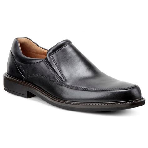 ECCO MENS EXTRA WIDE SLIP ON SHOE - BLACK | Paul Byron Shoes | Ireland