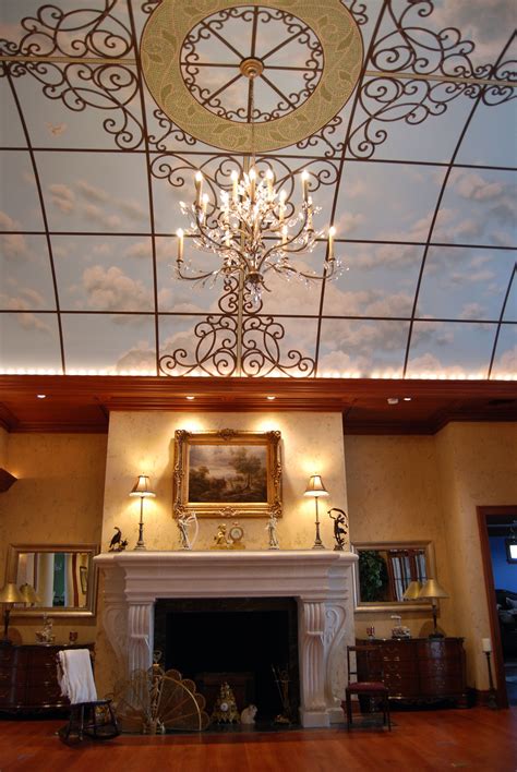 Ceiling Murals Sky : 3d Ceiling Murals Wallpaper Custom Photo Non Woven Murals ... : Cherub ...