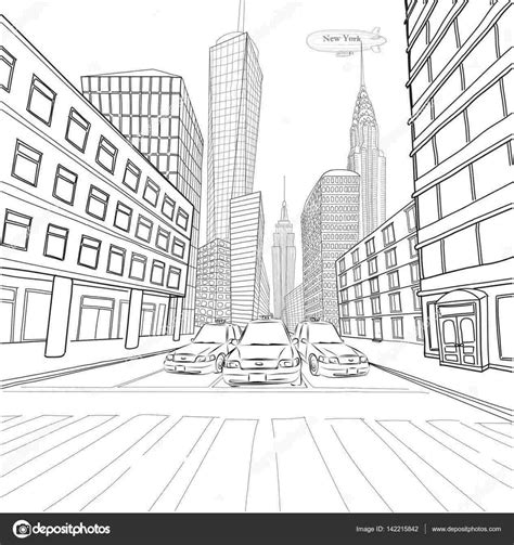 Cityscape Drawing For Kids