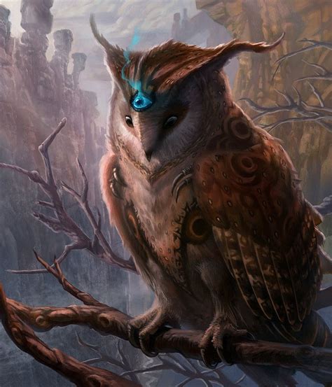 Mystical Owl by jubjubjedi on DeviantArt | Fantasy monster, Fantasy beasts, Fantasy art