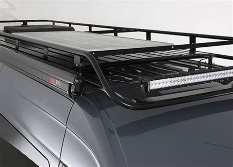 Aluminess roof rack on this Sprinter van | Campervan accessories, Sprinter van, Campervan ...