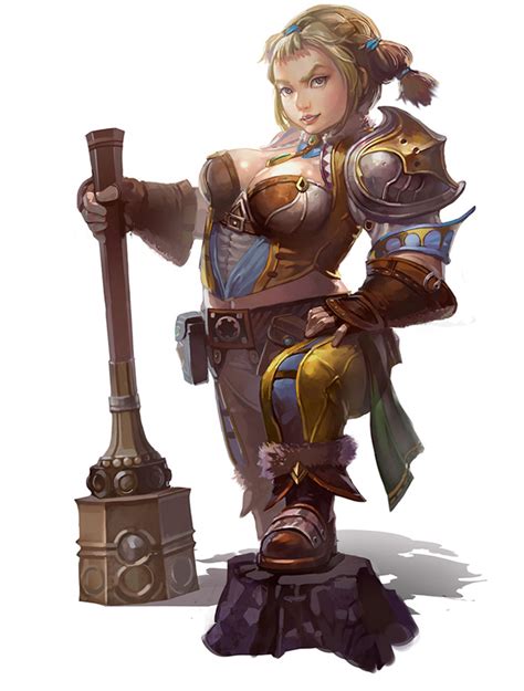 Dwarf Girl by niqbee on DeviantArt | Dwarf girl, Female dwarf, Fantasy dwarf