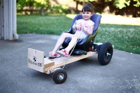 How to Build a DIY Wood Go-Kart with Car Seat - TheDIYPlan