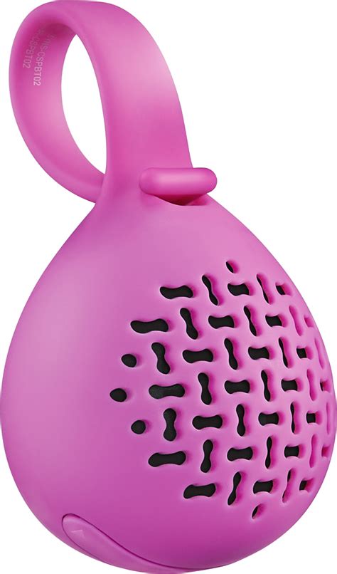 Best Buy: Insignia Portable Bluetooth Speaker Hot Pink NS-CSPBT02-PK