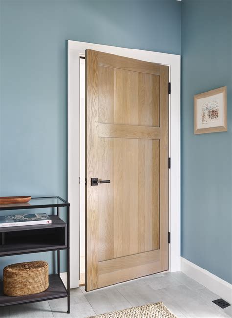 Select Solid White Oak Shaker Door | Wood doors interior, Shaker style ...