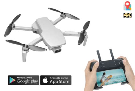 4K GPS Pro Drone, Brush-Less Motors Powerful Drone, Advanced Remote ...