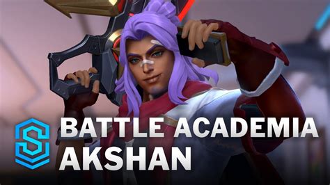 Battle Academia Akshan Wild Rift Skin Spotlight - YouTube