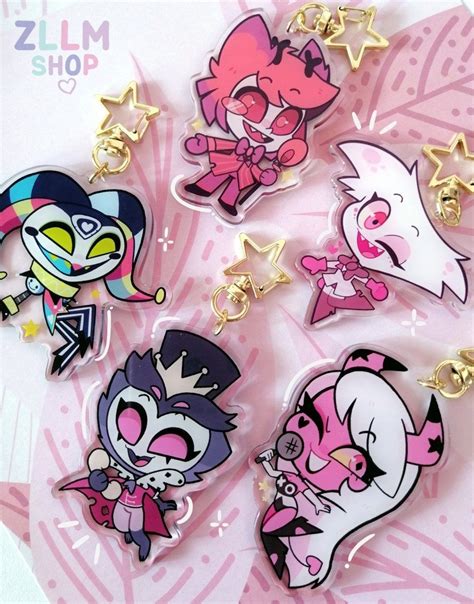 PRE-ORDER Hazbin Hotel & Helluva Boss Acrylic Charm - Etsy Canada | Pegatinas bonitas, Garabatos ...