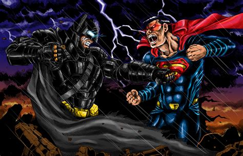 Batman V Superman Fan Art Illustration Wallpaper,HD Superheroes Wallpapers,4k Wallpapers,Images ...