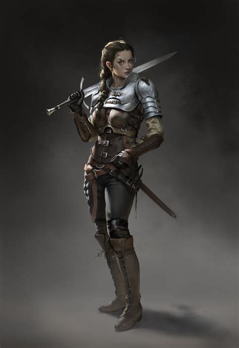 Download Armor Sword Fantasy Woman Warrior Art