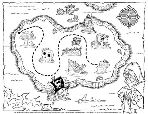 Free Pirate Treasure Maps for a Pirate Birthday Party Treasure Hunt