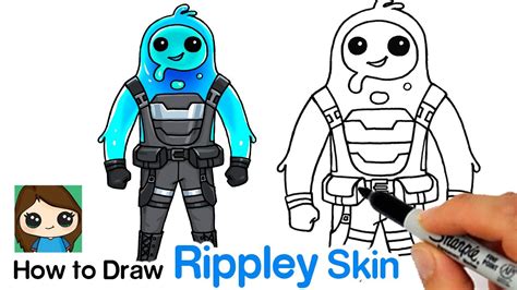 Skin Fortnite Drawing Easy