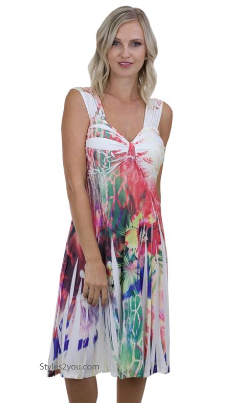 Victoria Ladies All Occasion Dress Summer Fun Pretty Woman Dress [D2039 530 WT Pretty Woman ...