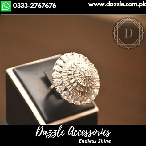 Precious Silver Zircon Ring - Dazzle Accessories