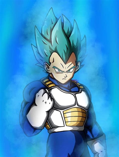 My drawing of super saiyan blue Vegeta | Dragon Ball Super Official™ Amino