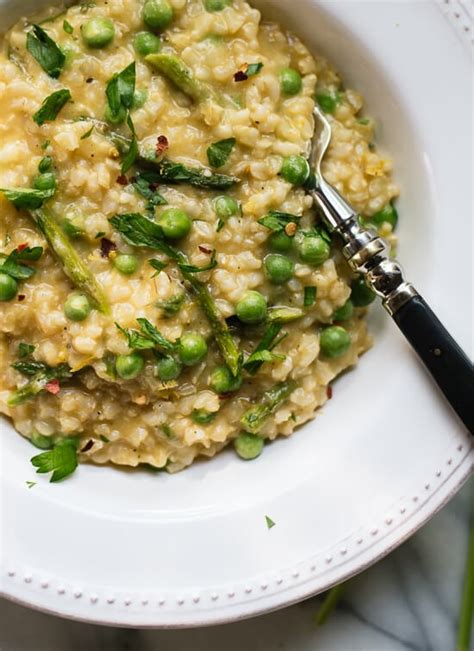 Spring Pea and Asparagus Risotto - Cookie and Kate