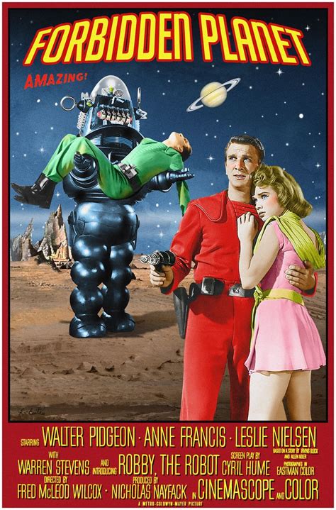 Forbidden Planet Posters, by Robert Bertie | Classic sci fi movies, Sf movies, Science fiction ...