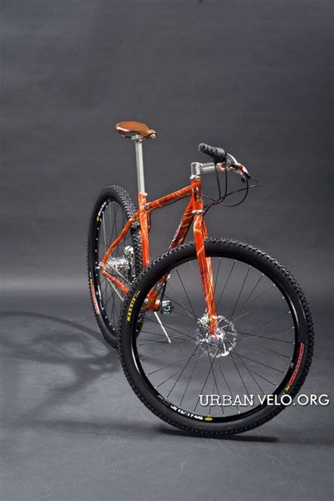 Orange and Black Mountain Bike | Vintage Style