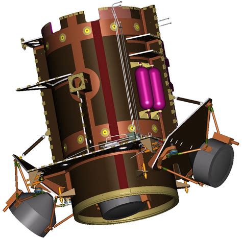 Illustration of Dawn Spacecraft Core Structure | NASA Solar System Exploration