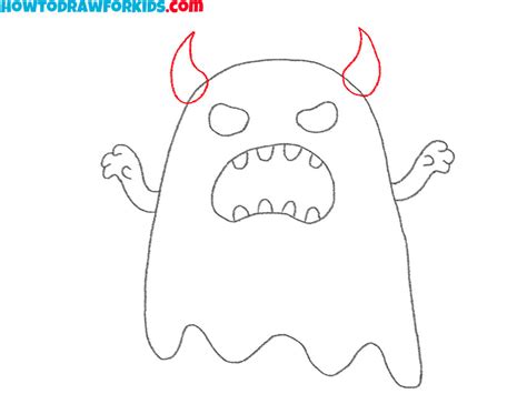 How to Draw a Monster Step by Step - Drawing Tutorial For Kids