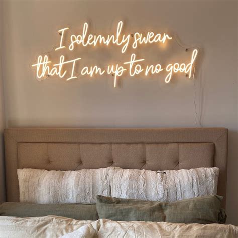 Custom Neon Sign Inspirational Quote Neon Sign Bedroom LED - Etsy