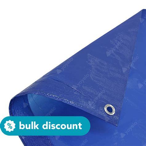 Blue Tarpaulin Standard Duty 80gsm – yoyelo.co.uk