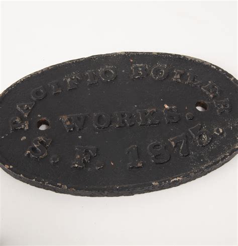 Assorted Cast Iron Railroad Memorabilia | Witherell's Auction House