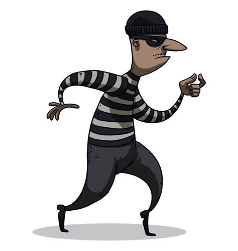 Free Robber Clipart Black And White, Download Free Robber Clipart Black ...