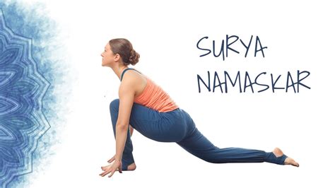 Surya Namaskar (Sun Salutation) Steps for Beginners | Surya Namaskara with Guided Meditation ...