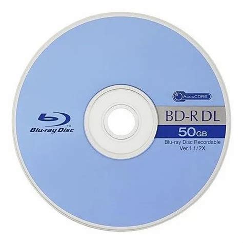 Polycarbonate Plastic Blu Ray Blank Disc, Capacity: 8.5 Gb To 25gb at Rs 150/unit in New Delhi