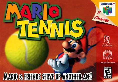 File:Mario Tennis 64 box art.jpg - Super Mario Wiki, the Mario encyclopedia