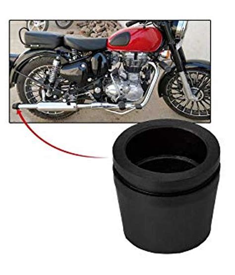 SILENCER RUBBER TIP FOR ROYAL ENFIELD Bullet 350 Accessories : Buy SILENCER RUBBER TIP FOR ROYAL ...