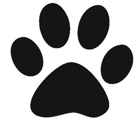 Outline Of A Lion Paw Print - ClipArt Best