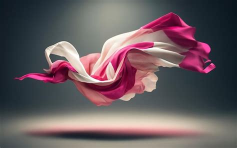 Premium AI Image | pink silk fabric