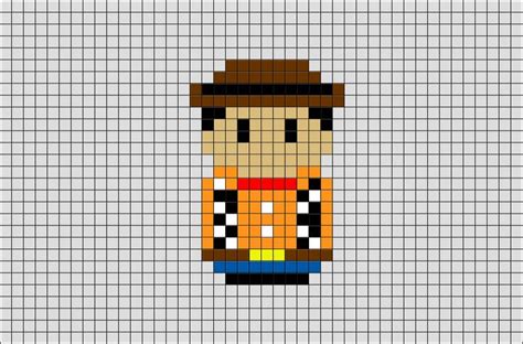 Woody Toy Story Pixel Art | Woody toy story, Pixel art, Art