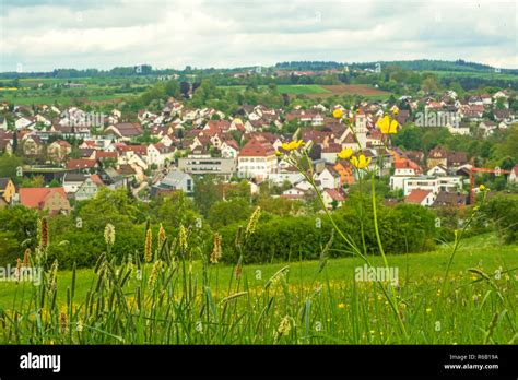 Village In The Green Stock Photo - Alamy