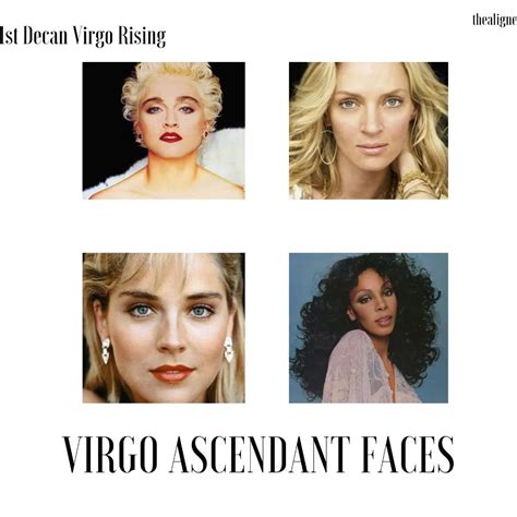 Virgo Rising/ Virgo Ascendant: Facial Appearance | The Aligned Lover | Virgo, Sagittarius moon ...