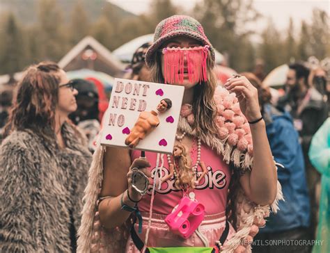 Our Shambhala Music Festival Barbie suggests coordinating your DIY totem with your outfit to cr ...