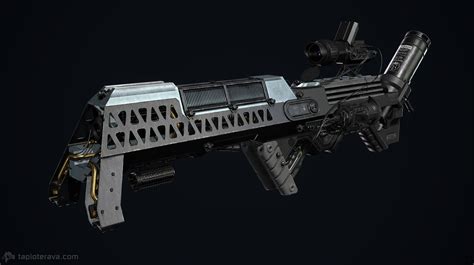 SciFi Laser Weapon - VOMLAWS-M1 — polycount