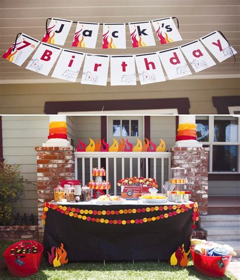 {Super Amazing} Fire Truck Birthday Party// Hostess with the Mostess®