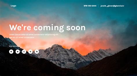 Coming Soon Page Templates | BootstrapDash