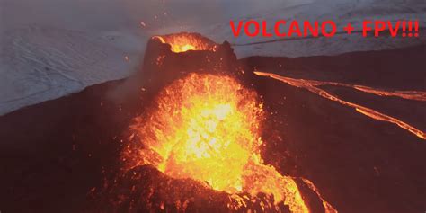 FPV drone flights over Iceland volcano results in amazing video - DroneDJ