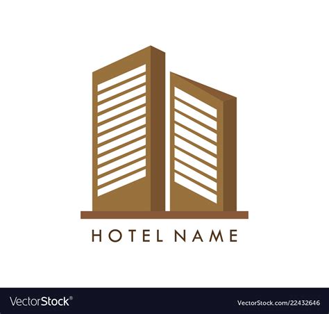 Hotel logo Royalty Free Vector Image - VectorStock