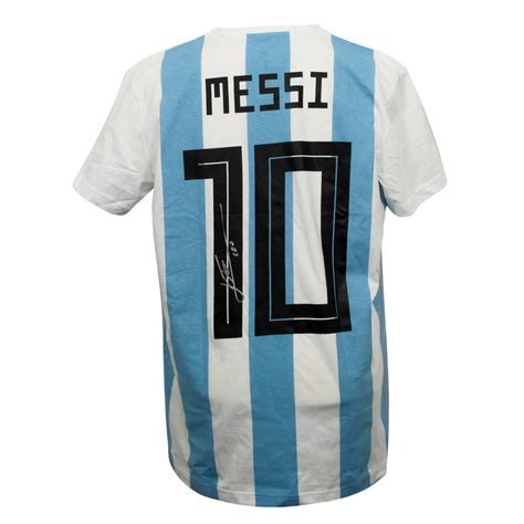 Lionel Messi Signed Argentina Jersey Inscribed "Leo" (Messi COA ...