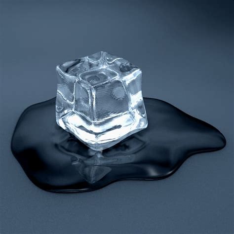 3d ice cube model